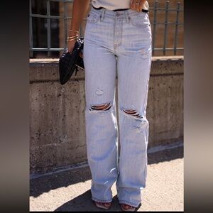 The Kan Can Ultra High Rise 90's Flare Denim